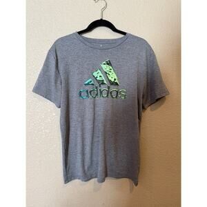 Adidas Youth Pullover T-Shirt Gray Sz. XL (18/20) Climalite
